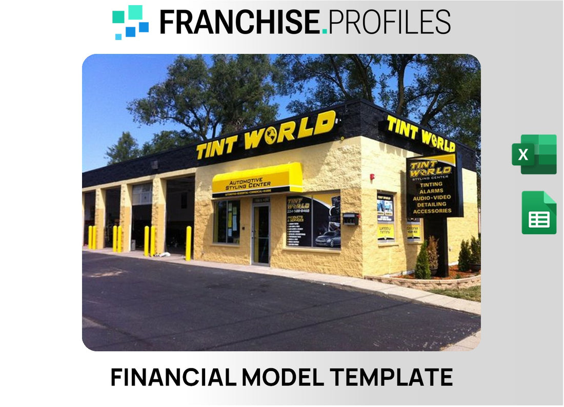 Tint World Franchise Financial Model Template
