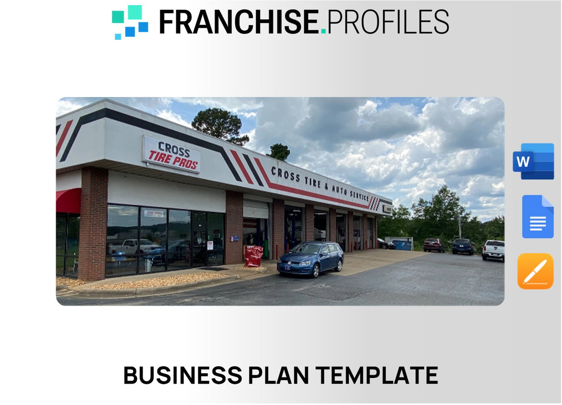 Tire Pros Franchise Business Plan Template