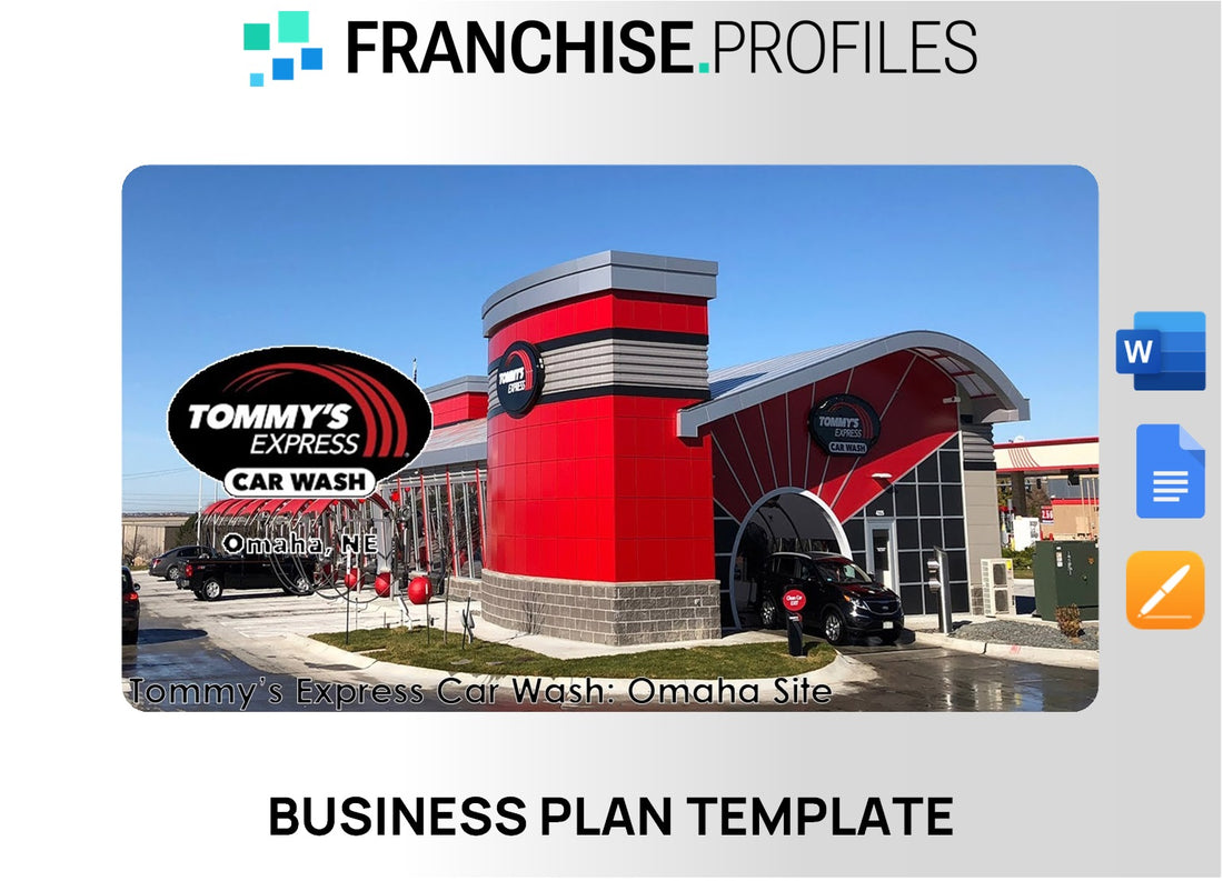 Tommy's Express Car Wash Franchise Business Plan Template
