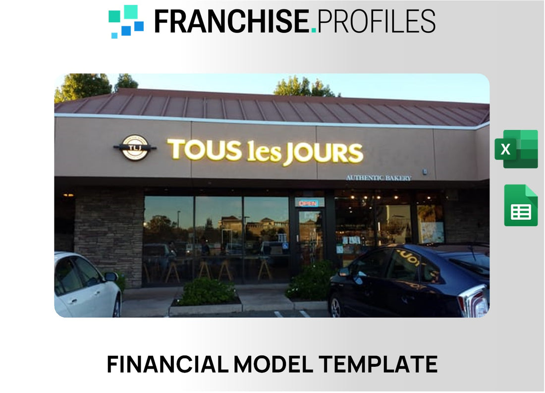 Tous Les Jours Franchise Financial Model Template
