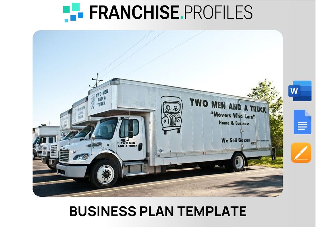 Two Men and a Truck Franchise Business Plan Template