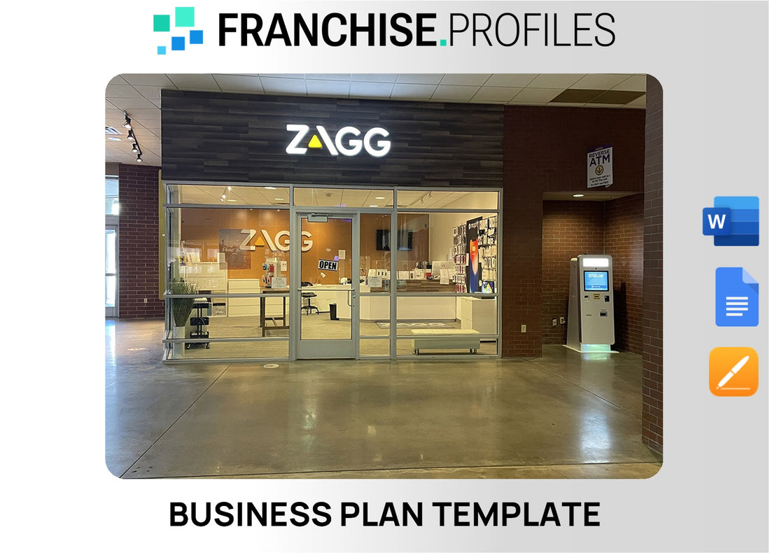 ZAGG Franchise Business Plan Template