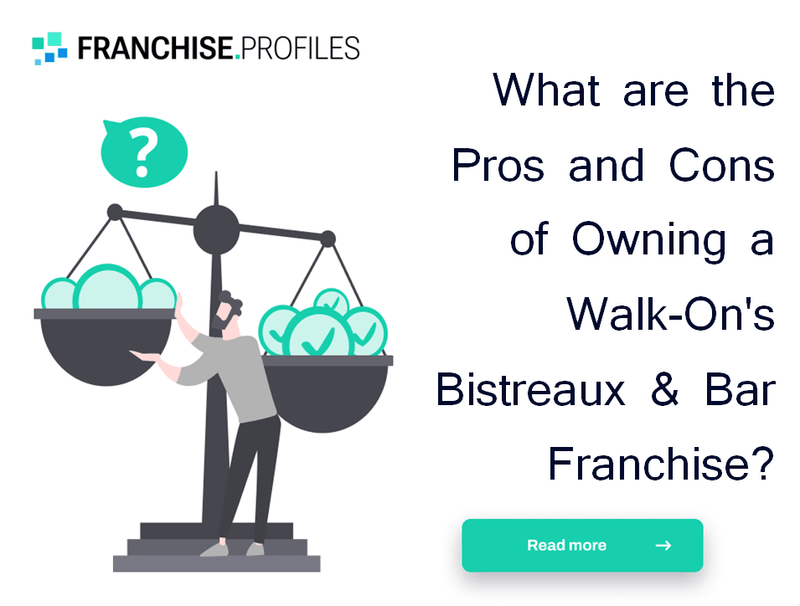 What are the Pros and Cons of Owning a Walk-On's Bistreaux & Bar Franchise?