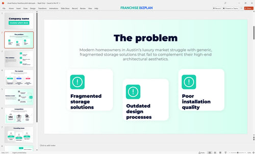 02 closet factory franchise pitch deck