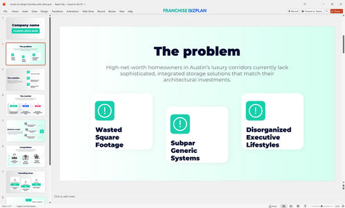02 closets by design franchise pitch deck