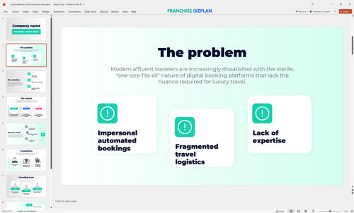 02 cruise planners franchise pitch deck