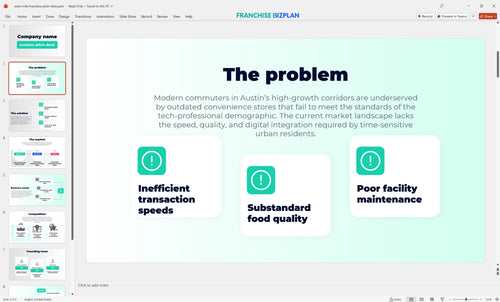 02 extra mile franchise pitch deck