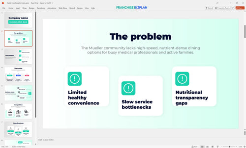 02 freshii franchise pitch deck