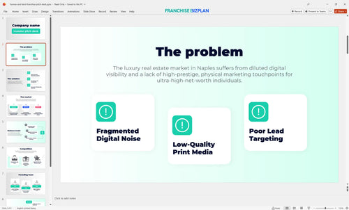 02 homes and land franchise pitch deck