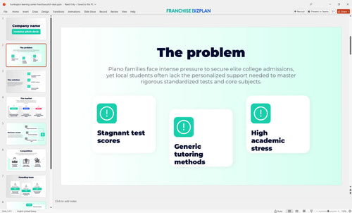 02 huntington learning center franchise pitch deck
