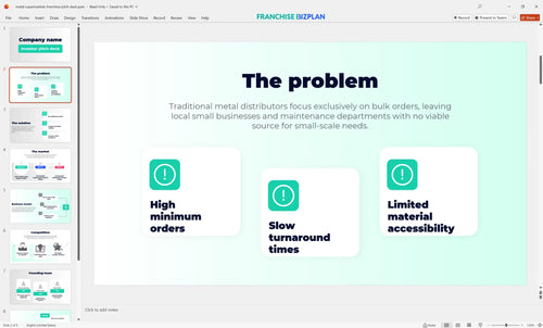 02 metal supermarkets franchise pitch deck