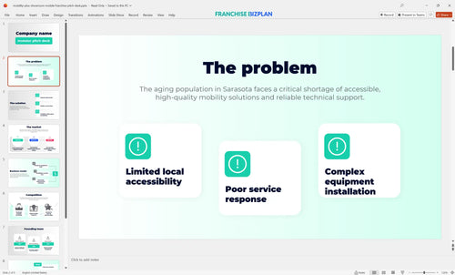 02 mobility plus showroom mobile franchise pitch deck