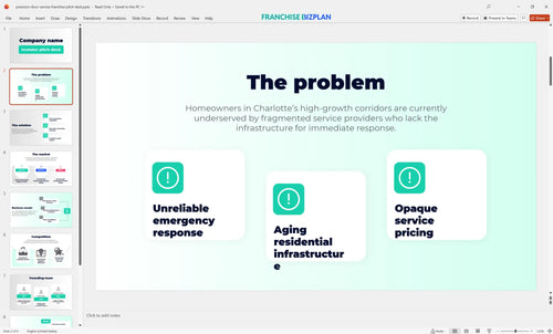 02 precision door service franchise pitch deck