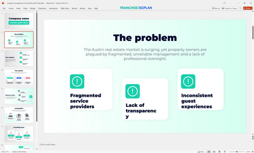 02 property management inc franchise pitch deck