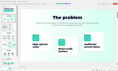 02 rnr tire express franchise pitch deck