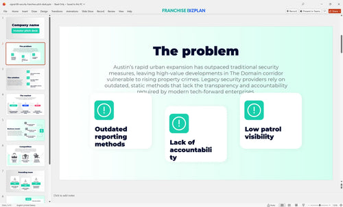 02 signal 88 security franchise pitch deck