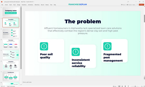 02 spring green franchise pitch deck