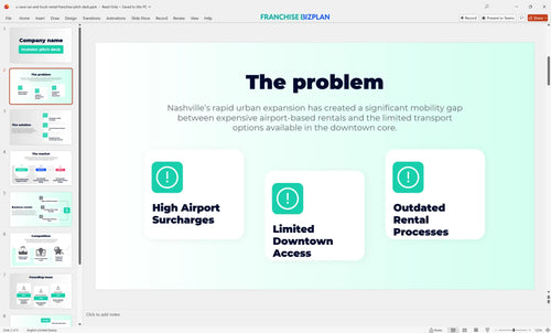 02 u save car and truck rental franchise pitch deck
