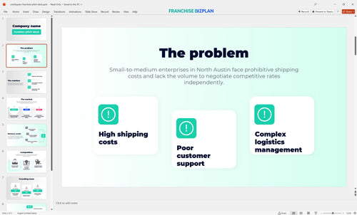 02 unishippers franchise pitch deck