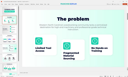 02 woodcraft franchise pitch deck