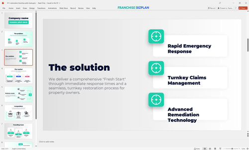 03 911 restoration franchise pitch deck