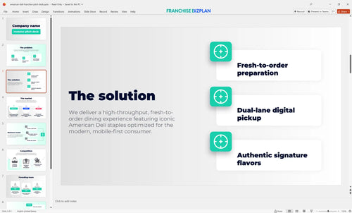 03 american deli franchise pitch deck