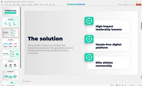 03 apex leadership franchise pitch deck