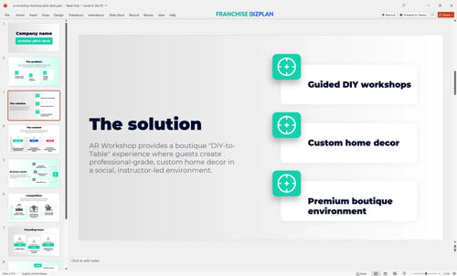 03 ar workshop franchise pitch deck