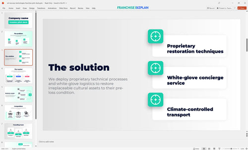 03 art recovery technologies franchise pitch deck