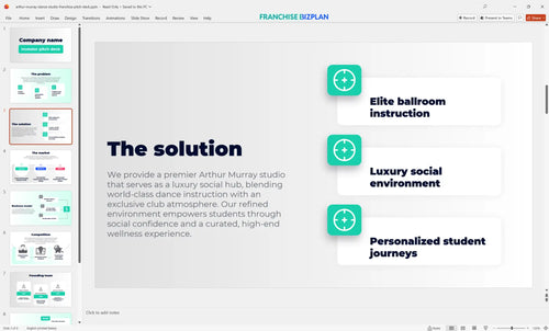 03 arthur murray dance studio franchise pitch deck