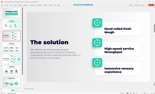03 bens soft pretzels franchise pitch deck