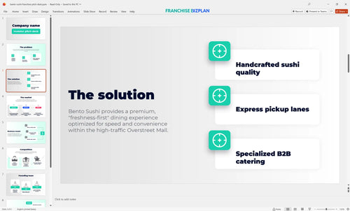 03 bento sushi franchise pitch deck