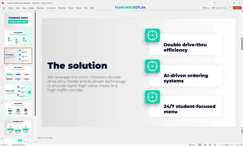 03 checkers franchise pitch deck