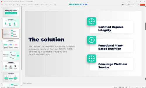 03 clean juice franchise pitch deck