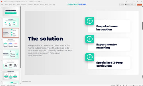 03 club z in home tutoring services franchise pitch deck