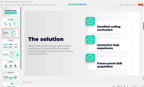 03 code ninjas franchise pitch deck