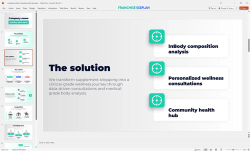 03 complete nutrition franchise pitch deck