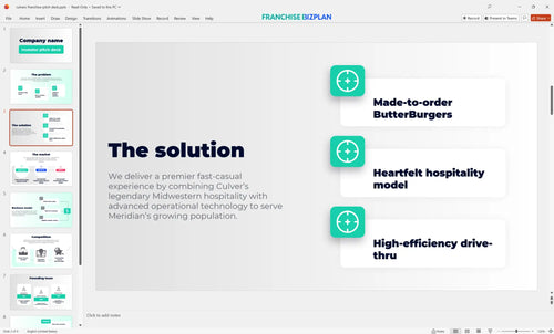03 culvers franchise pitch deck
