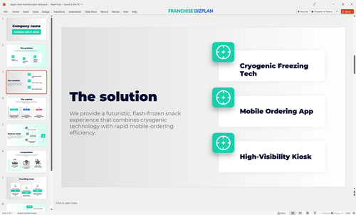 03 dippin dots franchise pitch deck