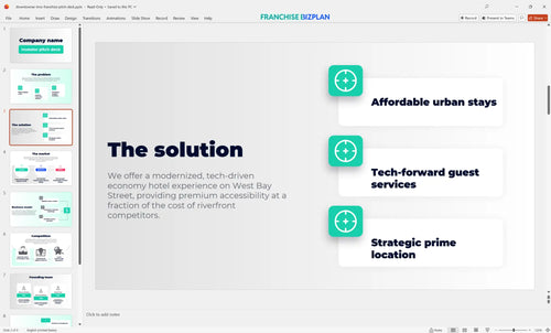03 downtowner inns franchise pitch deck