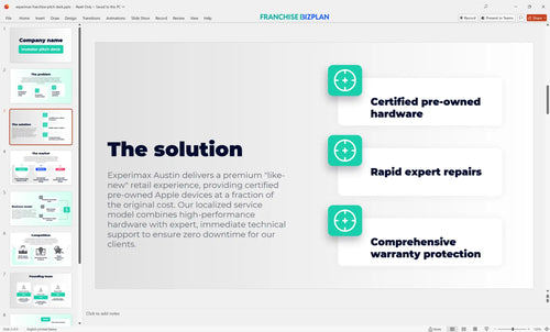 03 experimax franchise pitch deck