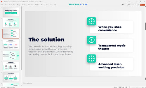 03 fast fix jewelry and watch repairs franchise pitch deck