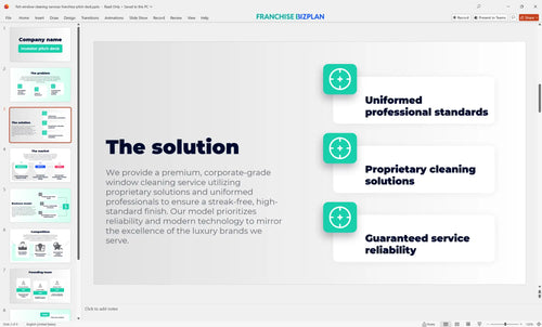 03 fish window cleaning services franchise pitch deck