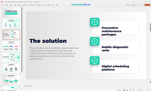 03 fitness machine technicians franchise pitch deck