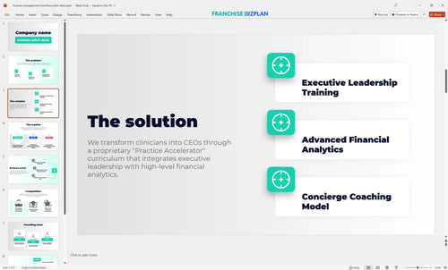 03 fortune management franchise pitch deck