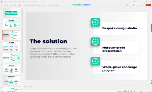 03 great frame up franchise pitch deck