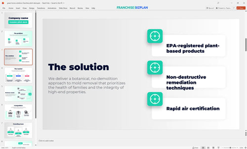 03 green home solutions franchise pitch deck