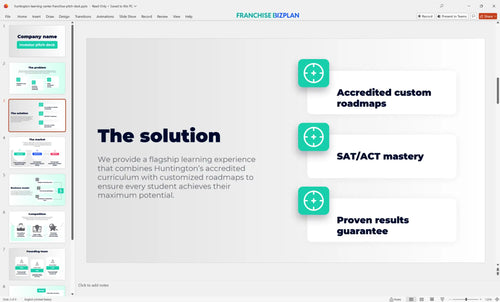 03 huntington learning center franchise pitch deck