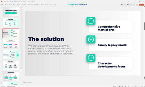 03 kuk sool won franchise pitch deck