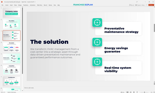 03 linc service franchise pitch deck